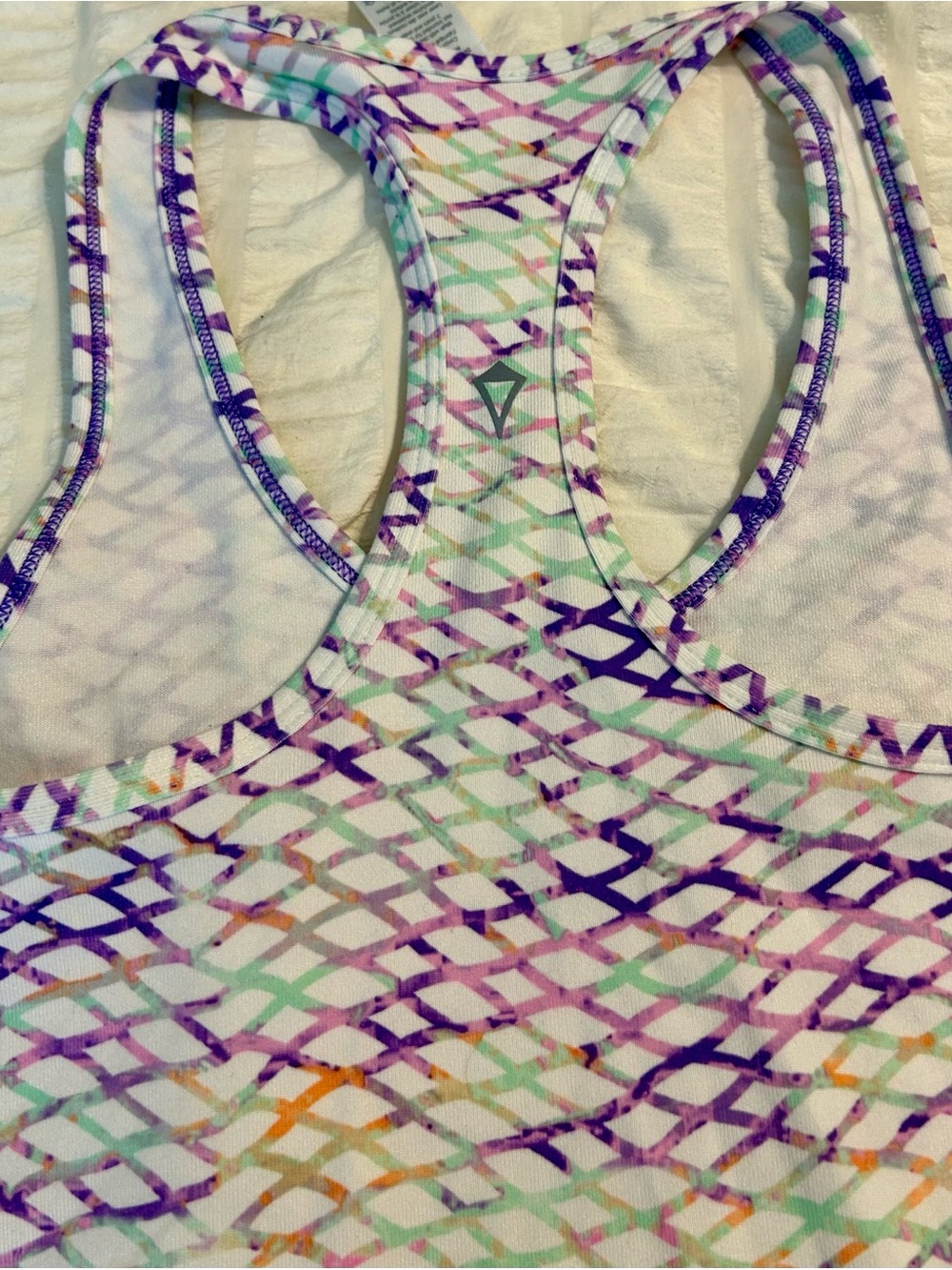 Ivivva Purple Multi-Print Racerback Tank - Picture 4 of 4